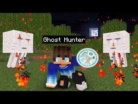Playing Minecraft as a GHOST HUNTER