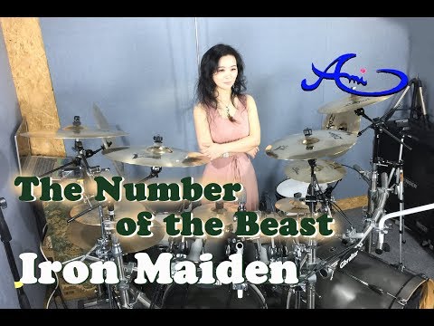 Iron Maiden - The number of the beast drum cover by Ami Kim (#32) Video