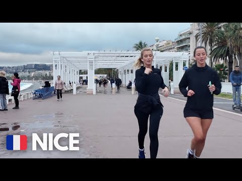NICE - PROMENADE DES ANGLAIS  - FULL TOUR - 4K