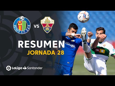Resumen de Getafe CF vs Elche CF (1-1)