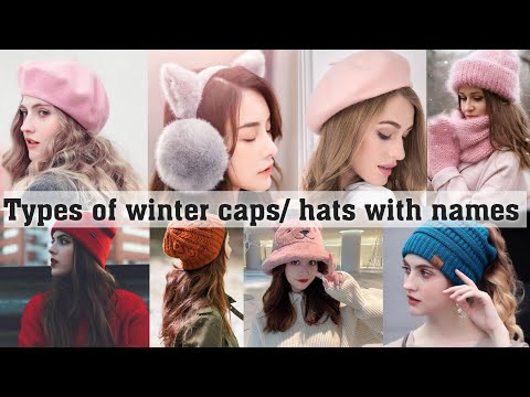 Types of winter caps / hats with names||THE TRENDY GIRL