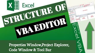 Structure of VBA Editor In Excel