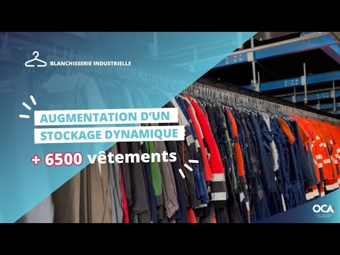 Convoyeur aérien destiné au  stockage, tri et transport de pièces variées : vêtements, circuits électriques, housses - POLARIS_2