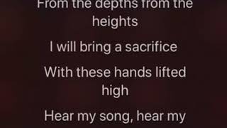 Lay me down | Chris Tomlin | Karaoke