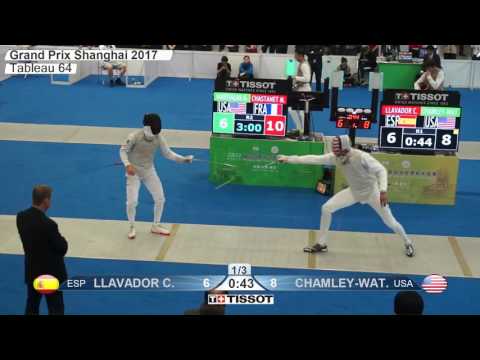 FE M F Individual Shanghai Grand Prix 2017 T64 25 yellow CHAMLEY WATSON USA vs LLAVADOR ESP