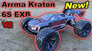 Arrma Kraton 6S EXB V2 First Look Bash - Best 1/8 RC monster truck basher truggy