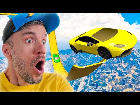 CARRO MAIS RÁPIDO DO MUNDO NA MEGA RAMPA - Brancoala Games