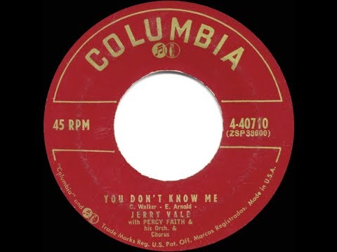 1956 HITS ARCHIVE: You Don’t Know Me - Jerry Vale