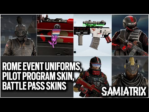 Rome Event Uniforms, Pilot Program Event, Esport Skin and Battle Pass Items - Rainbow Six Siege