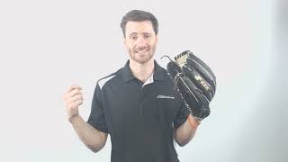 Video thumbnail: SSK Black Line 12.75" Dimple Baseball Glove: S19B1275D