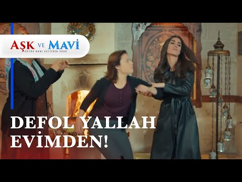 Mavi, Servet'i yaka paça evden KOVDU! - Aşk ve Mavi 46. Bölüm