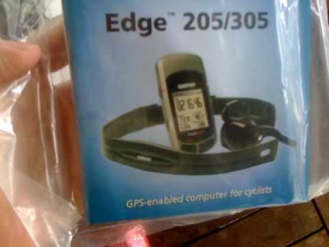 Garmin edge 205 unpack