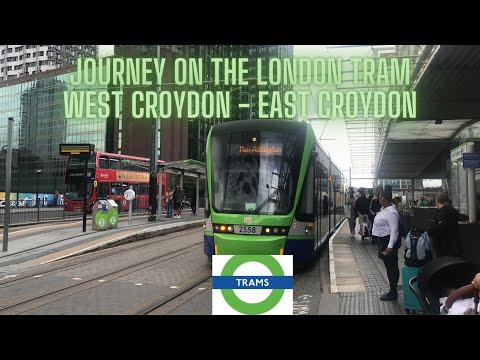 Journey on the London Tram | West Croydon - East Croydon