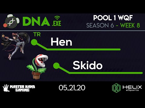 DNA.EXE S6:W8 - TR | Hen (Bayonetta) Vs. Skido (Piranha Plant, Hero) - Pool 1 WQF
