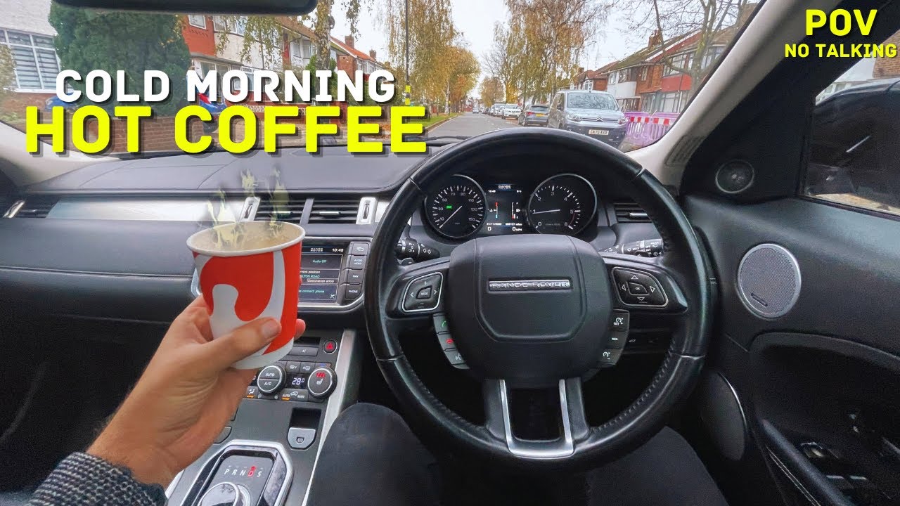 Commuting to work in a Range Rover Evoque - POV Drive (UK)