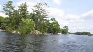 preview picture of video 'Cottage Country Ontario on a Paddle Boat'