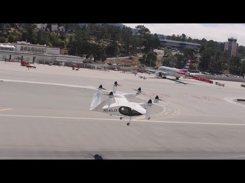 First Piloted eVTOL Air Taxi Flight Between Two Public Airports