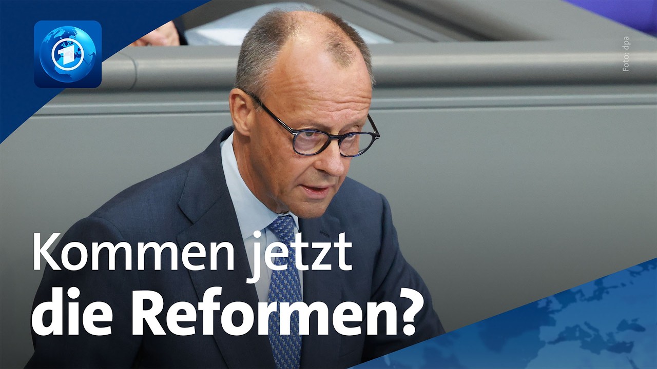 Was Kanzler Merz zu den geplanten Reformen sagt – Regierungserklärung im Bundestag
