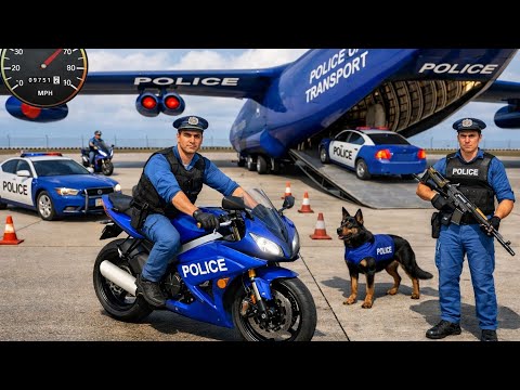 Police Car Chase Simulator 3D Game - Real Cop Cars Driving Simulator 2024 - Android GamePlay