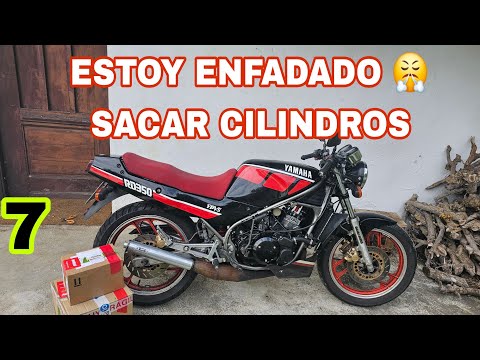 7 ESTOY ENFADADO😤 SACAR CILINDROS YAMAHA RD 350😬😬