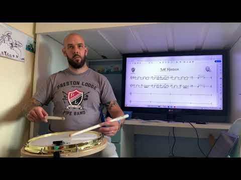 SCQF Level 4 Snare Drumming - 3/4 March