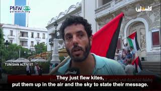 Tunisian activist claiming kite terror is innocent