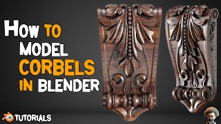 Ornamental Corbels Modeling in Blender