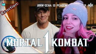 John Cena Is Peacemaker - MORTAL KOMBAT 1 - Trailer Reaction