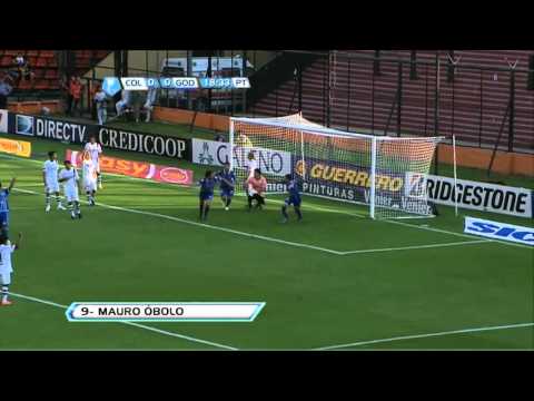 Gol de Obolo. Colón 0 Godoy Cruz 1. Torneo Inicial 2012. Fecha 12. Fútbol Para Todos.