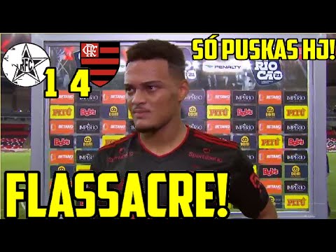 MUNIZ ACABA COM JOGO APOS GOLAÇOS DESABAFA FLAMENGO 4X1 RESENDE