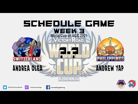 [Bình luận] VictoryRoadVGC World Cup - Andrea Olea (Thụy Sĩ) vs Andrew Yap (Philippines)