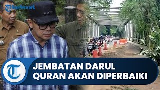 Bogor Hari Ini: Anggarkan Rp 4,6 Miliar, Jembatan Darul Quran yang Longsor Diperbaiki Pekan Depan
