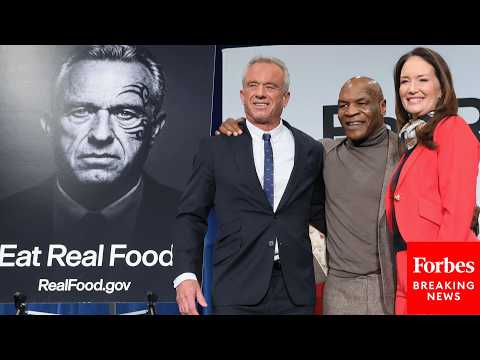 JUST IN: RFK Jr. And Brooke Rollins Hold 'Eat Real Food' Event With Mike Tyson