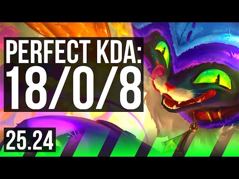 SHACO vs VIEGO (JGL) | Perfect KDA: 18/0/8 | KR Master | 25.24