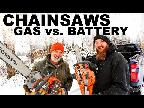 HUSQVARNA 550XP GAS VS 550i XP BATTERY SAW