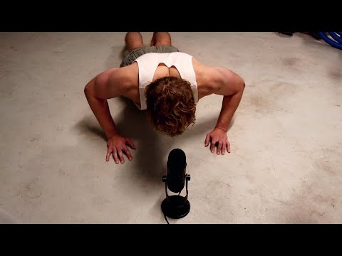 ASMR PUSH-UPS UNTIL FAILURE (whimpering)