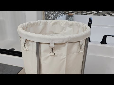 Rolling Laundry Basket 🧺 | 170L Large Laundry Hamper with Wheels & Removable Bag