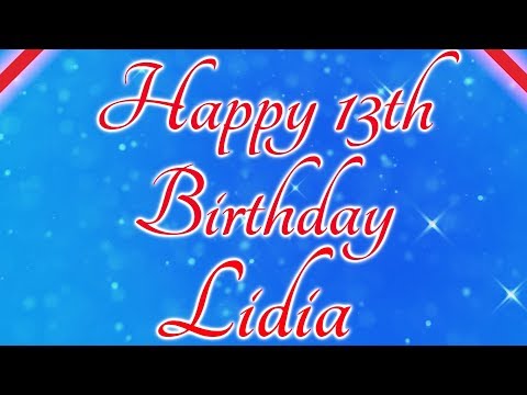 Lidia Ganeva: HAPPY 13th BIRTHDAY!!!