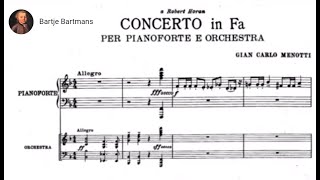 Gian Carlo Menotti - Piano Concerto No. 1 (1945)