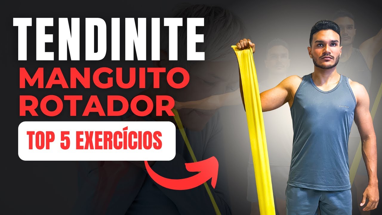 🚨[INCRÍVEL]🚨MANGUITO ROTADOR: 5 MELHORES EXERCÍCIOS USANDO ELÁSTICO