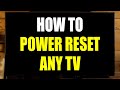How To Perform Power Reset On Any TV Black Screen Won T Turn On Try THIS