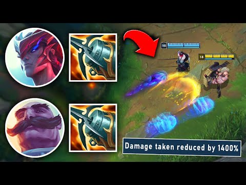 WE FOUND AN URF BUG THAT GIVES US 1000% DMG REDUCTION - League of Legends