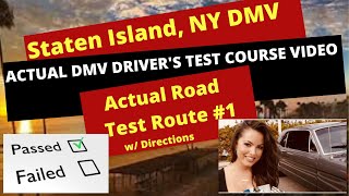 *ACTUAL TEST ROUTE* Staten Island DMV Behind the Wheel Driver's License Road Capodanno Driving Exam