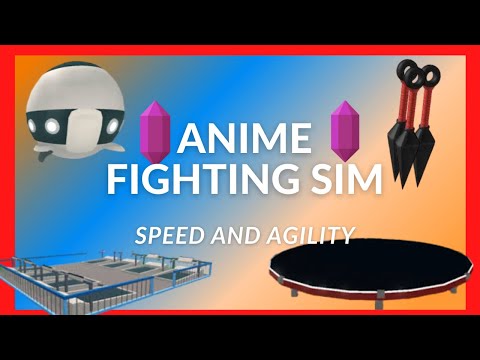 All Agility and Speed Training Areas| Anime fighting simulator (D1)