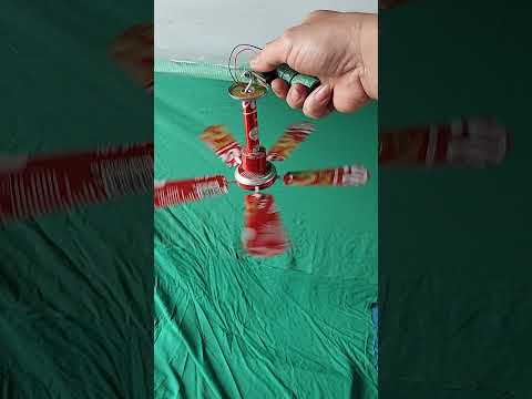 Make short-bladed ceiling fans \ recycle coke cans