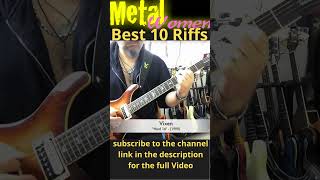 Alex Cambise - Vixen &quot;Hard 16&quot; (Metal Women Best 10 Riffs) #shorts #fender #gibson #prs