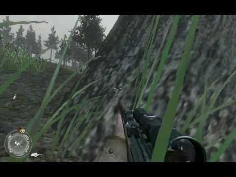 "Call of Duty 2", full walkthrough on Veteran, Chapter 9 - Hill 400, part 2 - "Rangers Lead the Way"