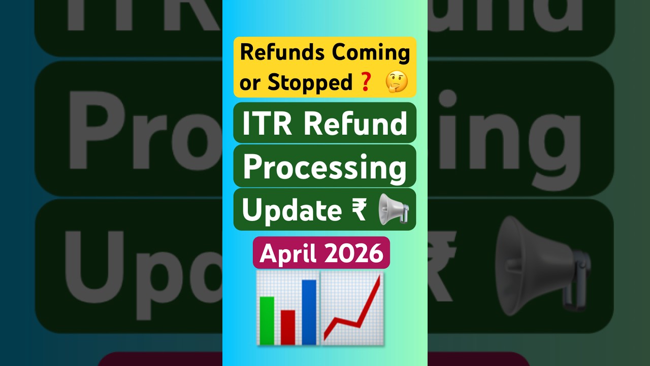 ITR Refund Processing Latest Update | Refund Not processed ? Refund Not  Received? #shorts