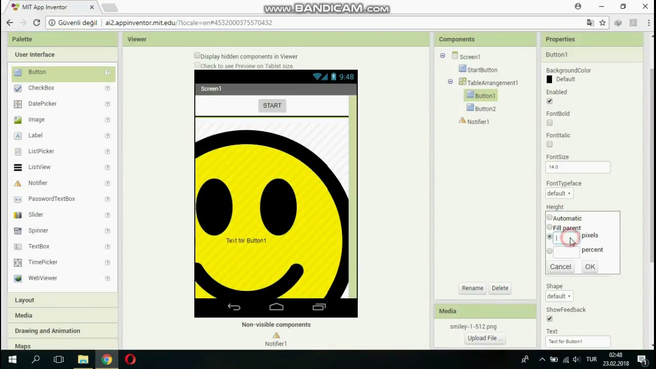 Using Notifier Components and Variables MIT APP INVENTOR 2