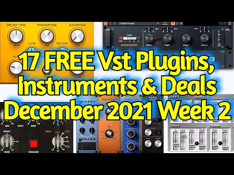 17 Best New FREE VST PLUGINS, Vst Instruments, SAMPLE PACKS & Huge Deals - DECEMBER 2021 Week #2